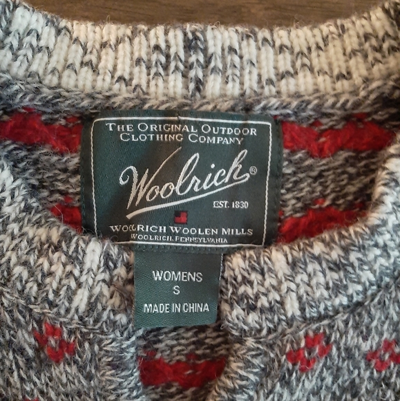Woolrich Wool Winter Holiday Sweater - Picture 3 of 13